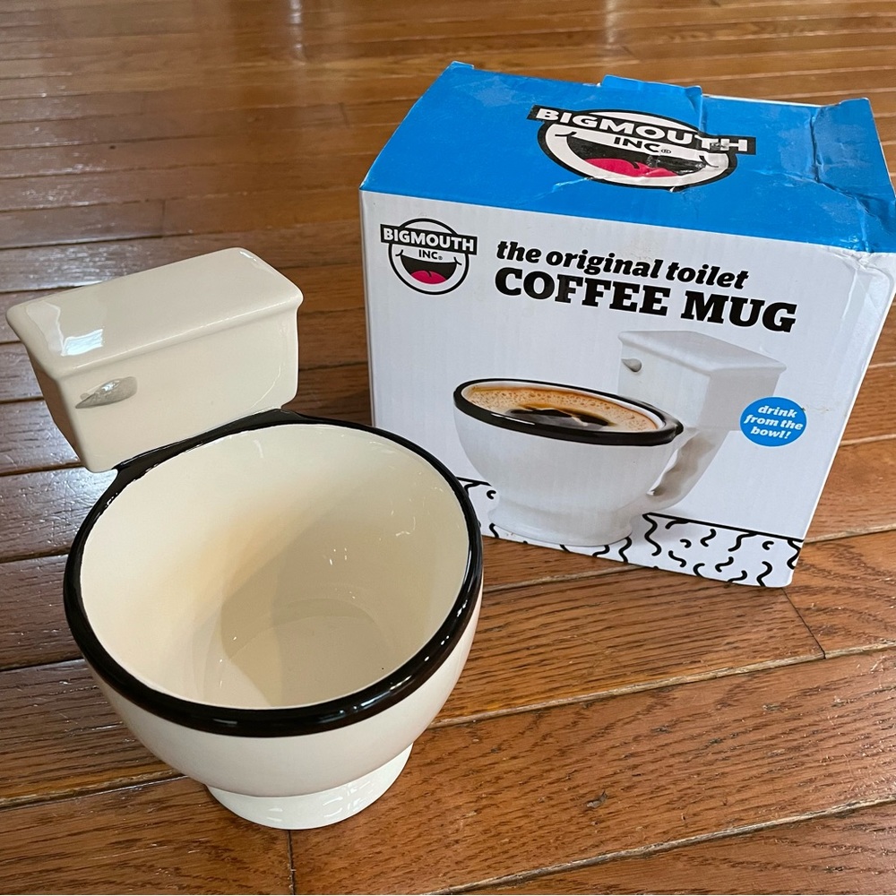 Big Mouth Toilet Potty Mug Bowl 14 oz